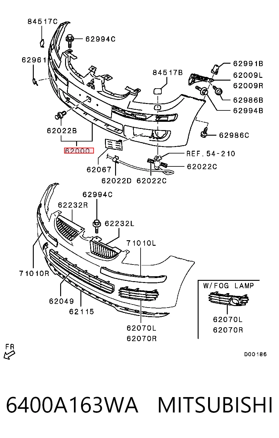 6400A163WA Mitsubishi