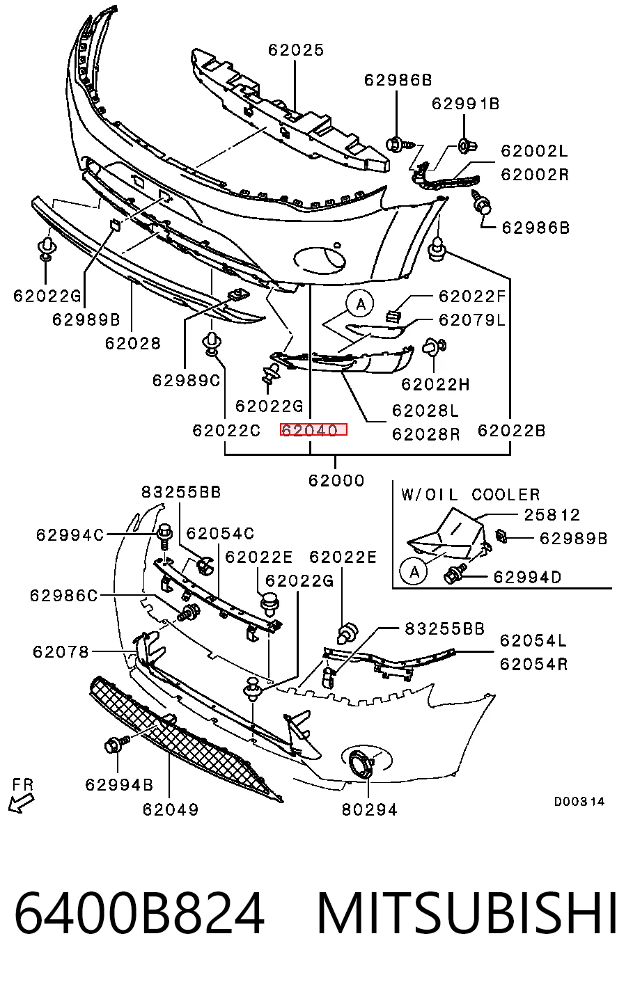 6400B824 Mitsubishi