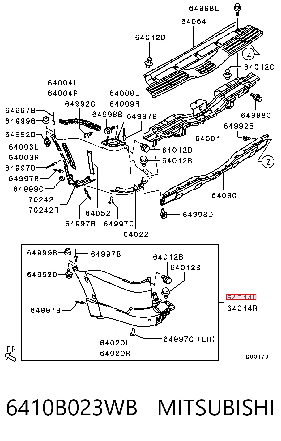 6410B023WB Mitsubishi