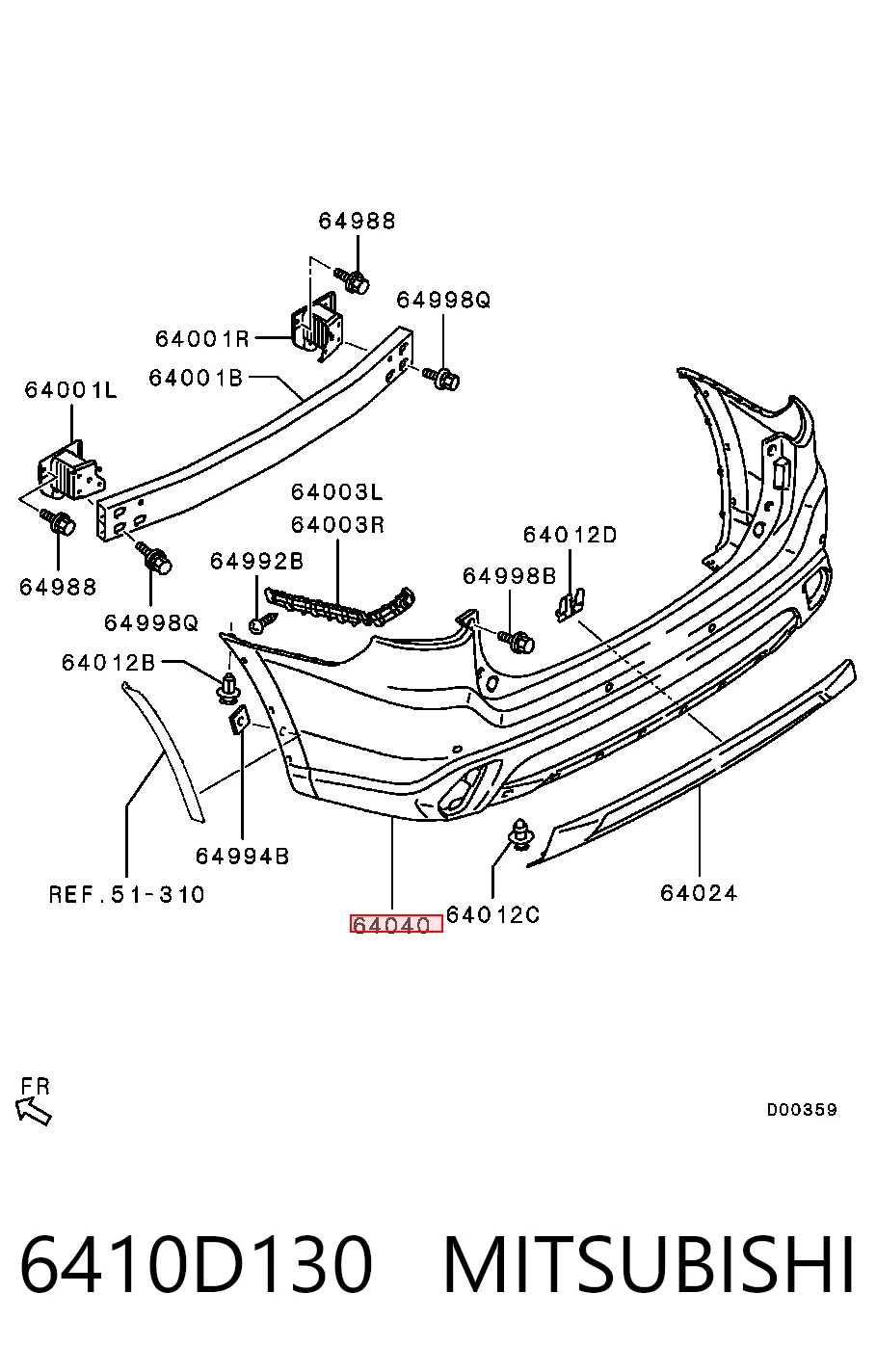 6410D130 Mitsubishi