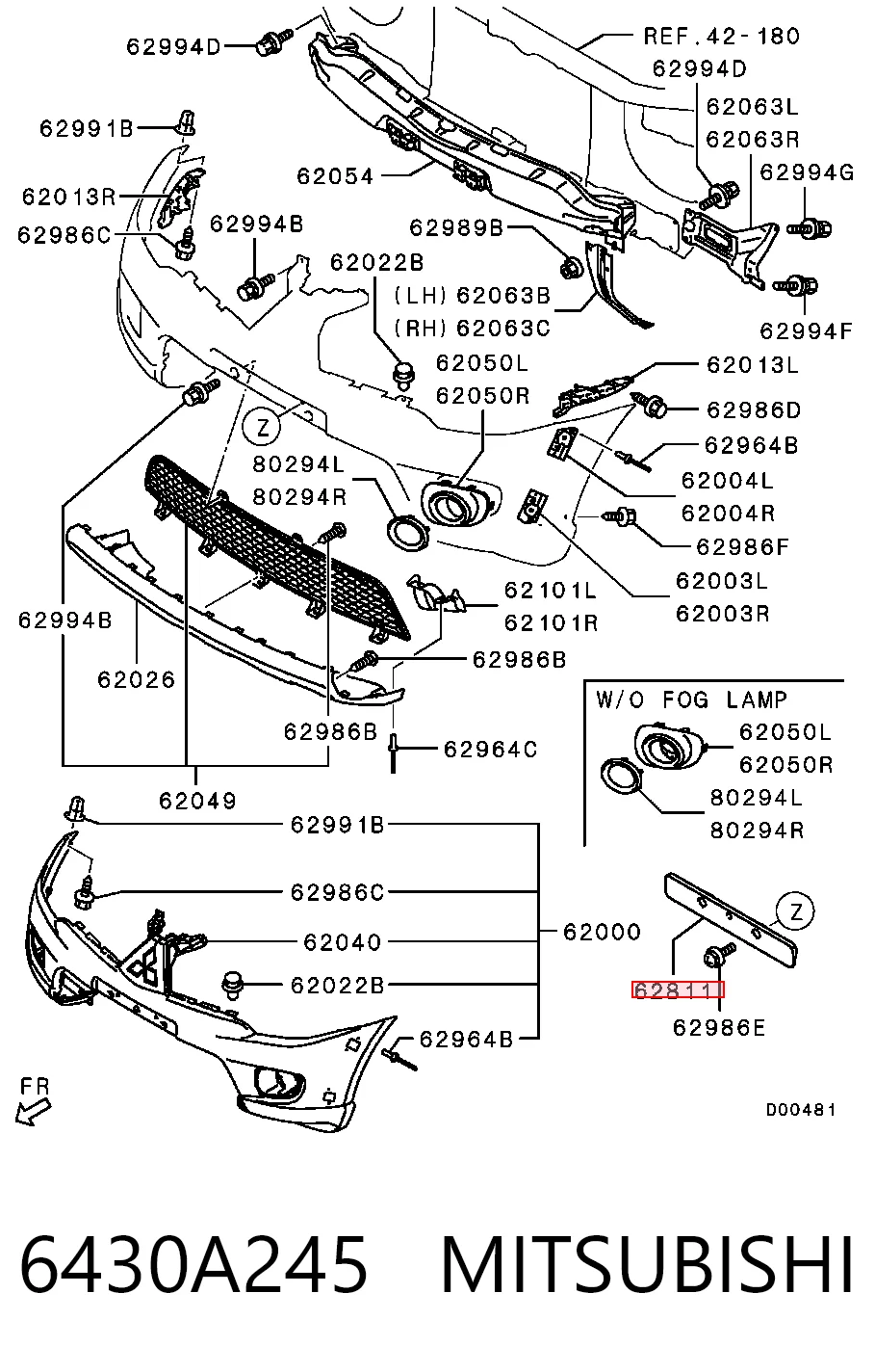 6430A245 Mitsubishi