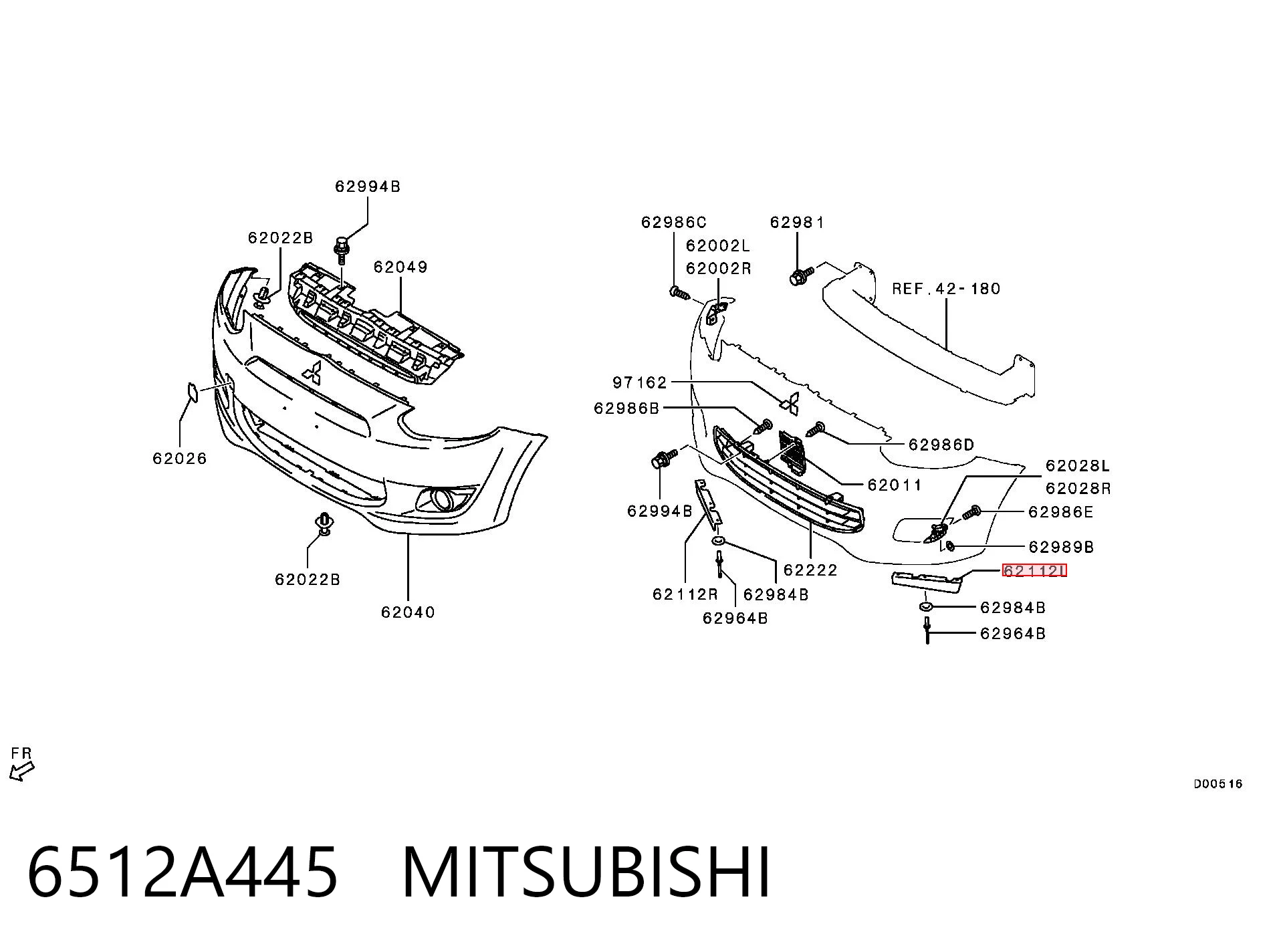 6512A445 MITSUBISHI