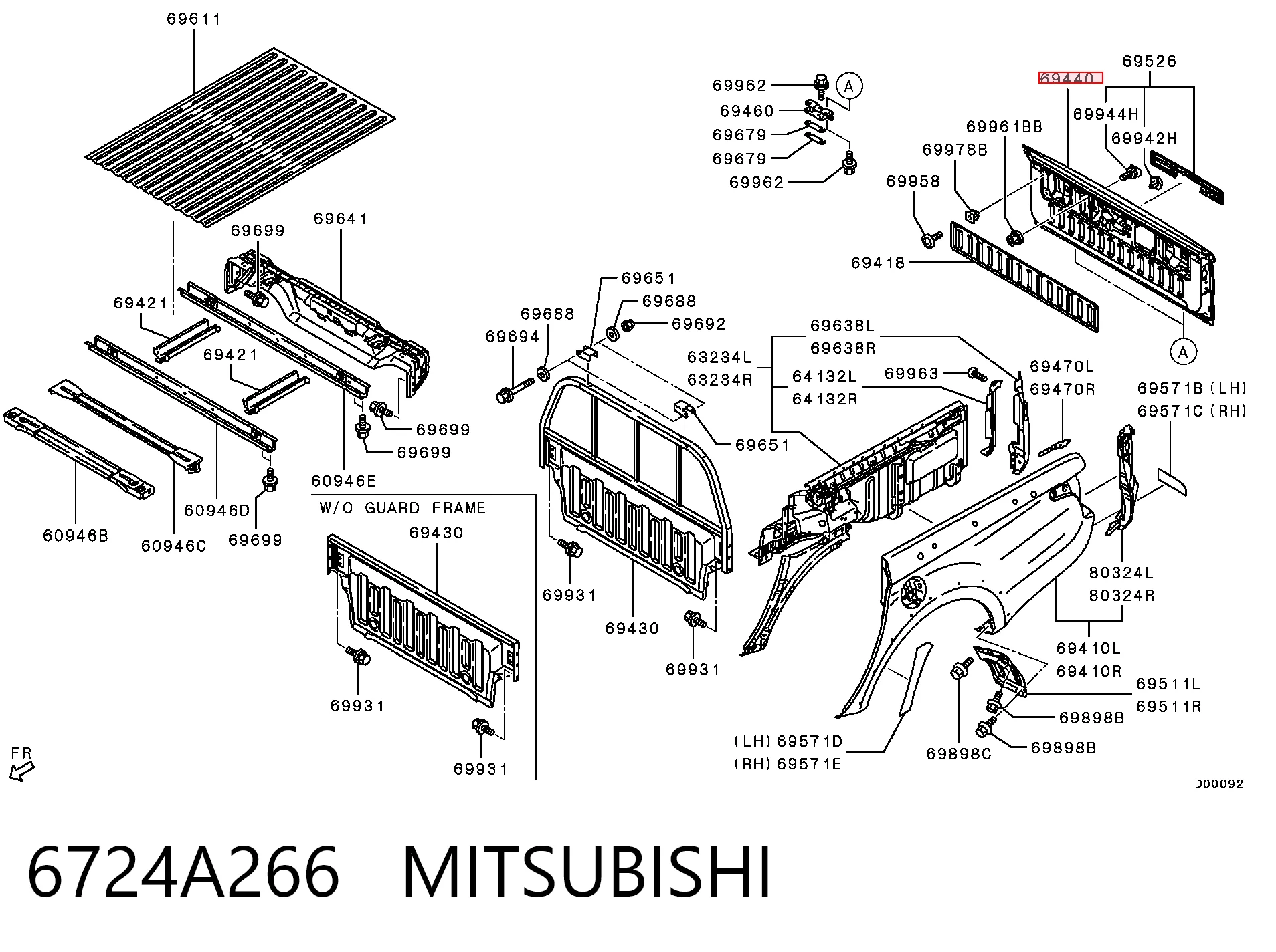 6724A266 Mitsubishi