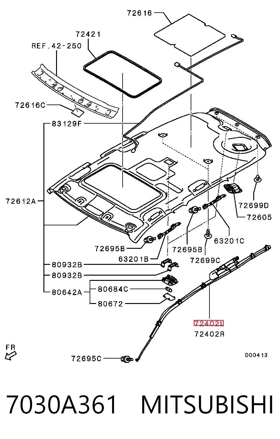 7030A361 Mitsubishi