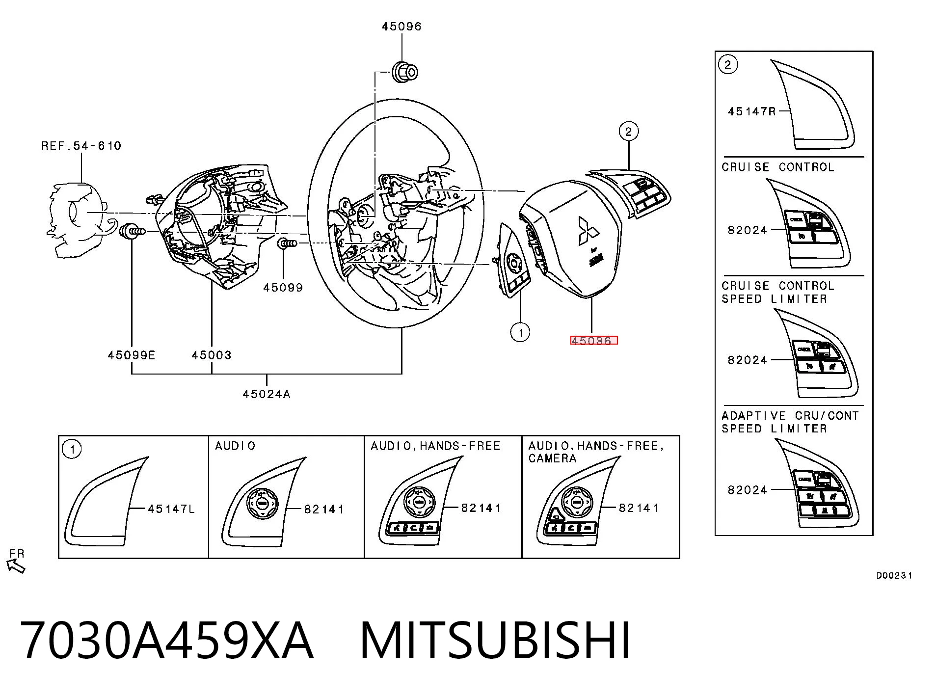 7030A459XA Mitsubishi