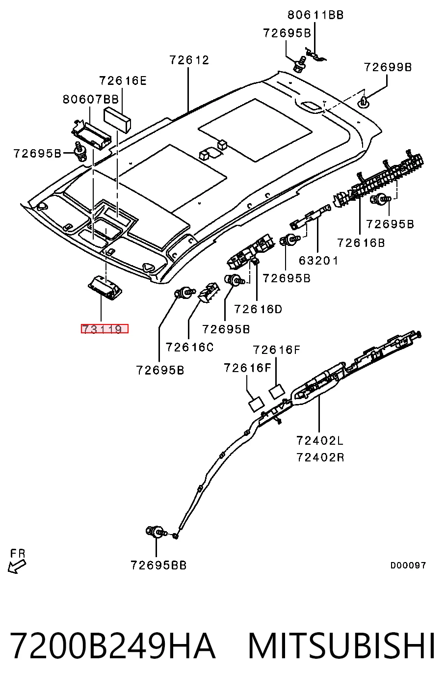 7200B249HA Mitsubishi