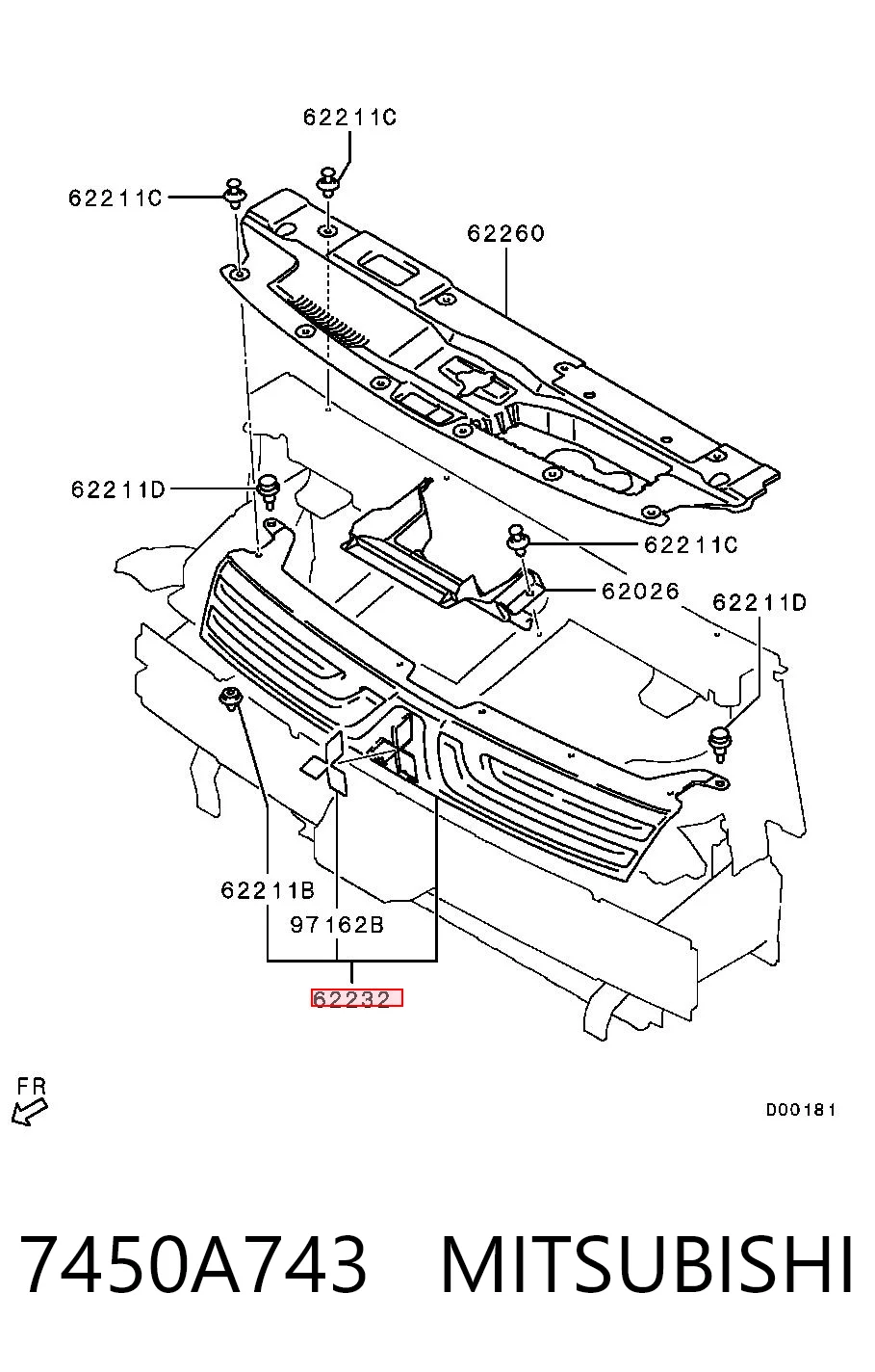 7450A743 Mitsubishi