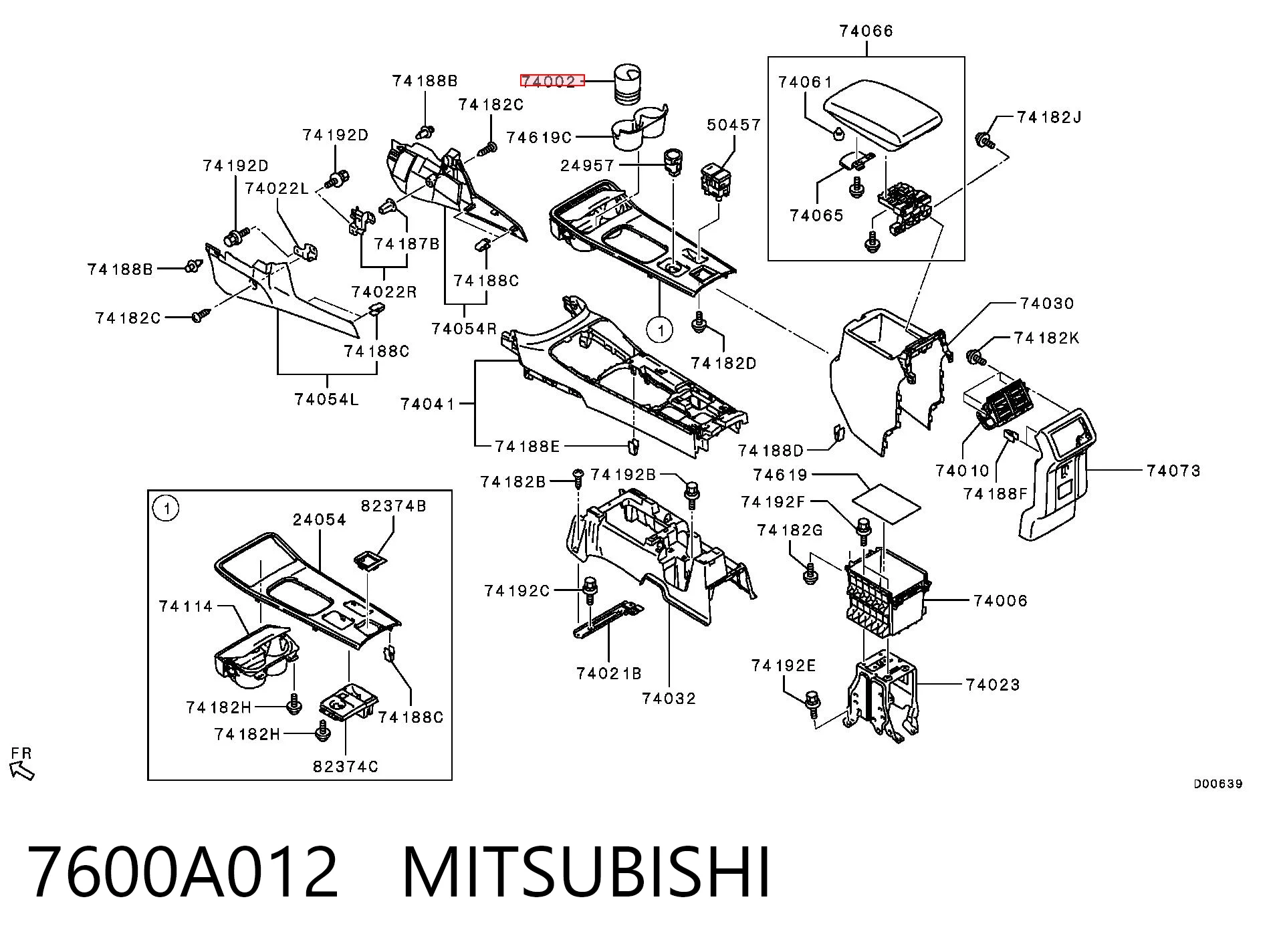 7600A012 Mitsubishi