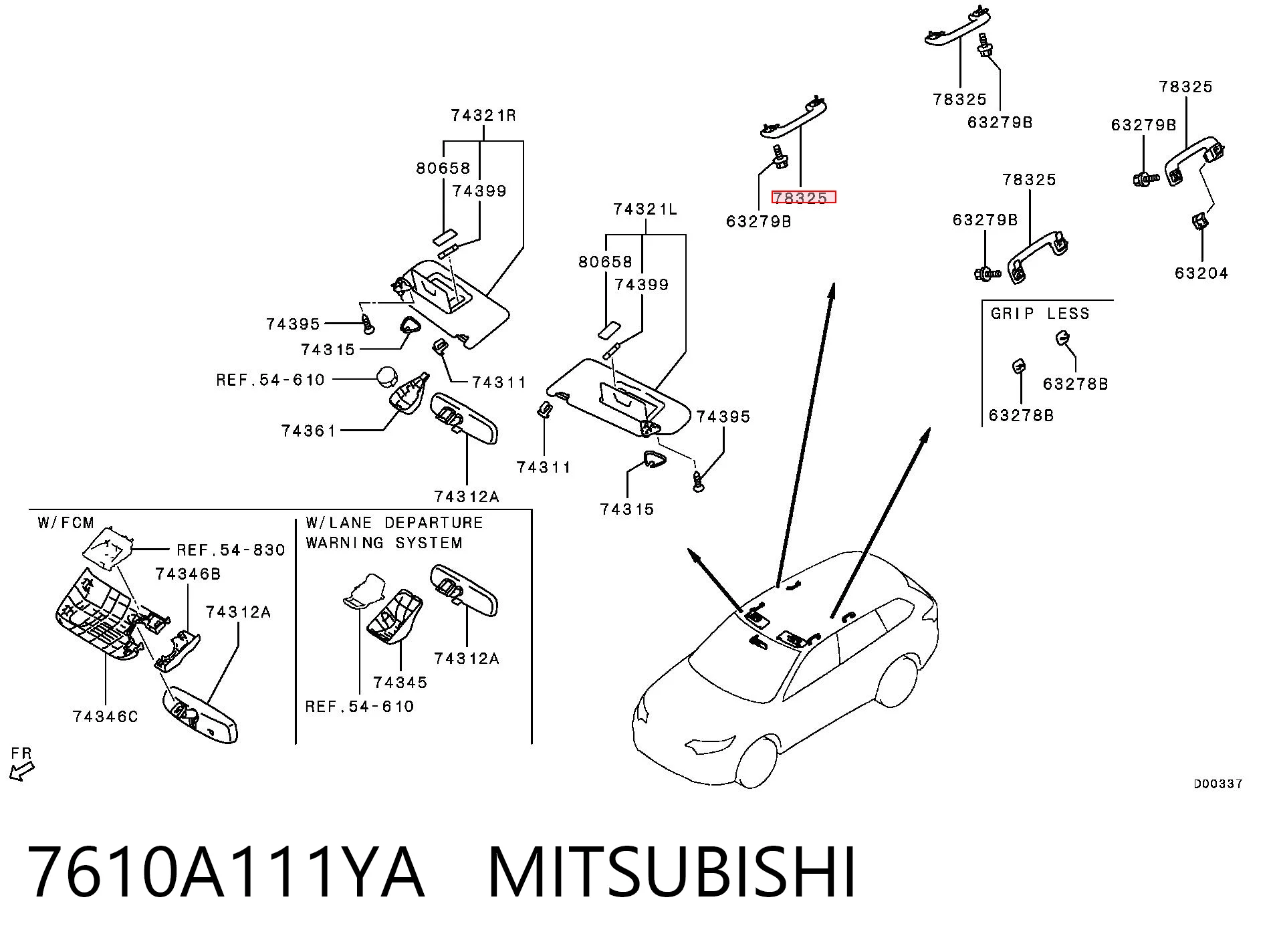 7610A111YA Mitsubishi 