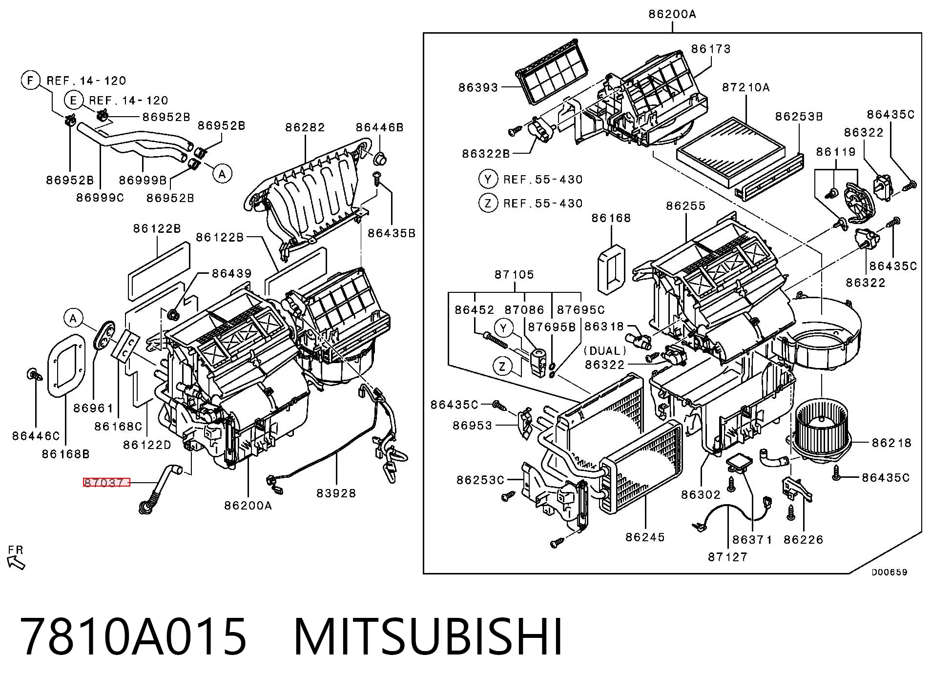 7810A015 MITSUBISHI