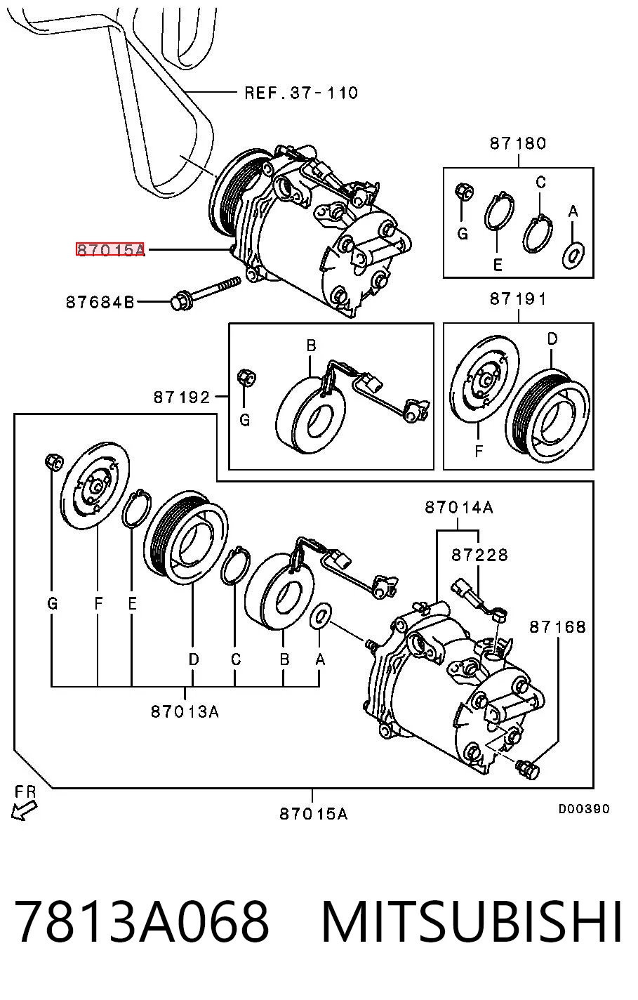 Compresor de aire acondicionado 5266KS1 Polcar