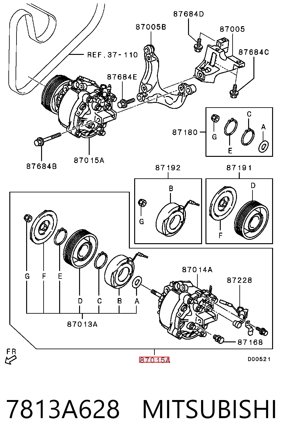 7813A628 Mitsubishi