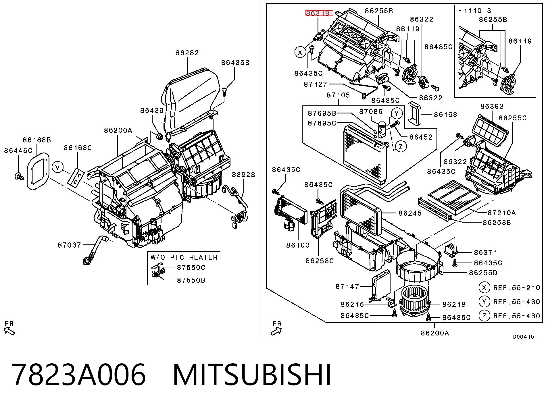 7823A006 MITSUBISHI