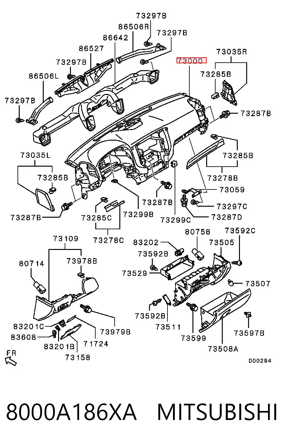 8000A186XA Mitsubishi