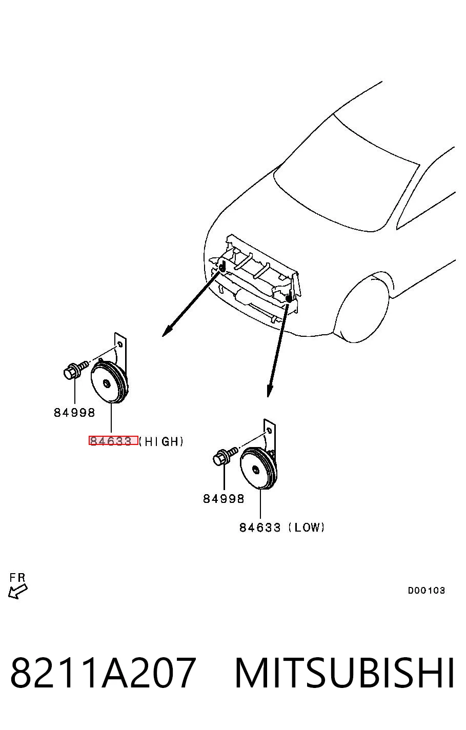 8211A207 Mitsubishi