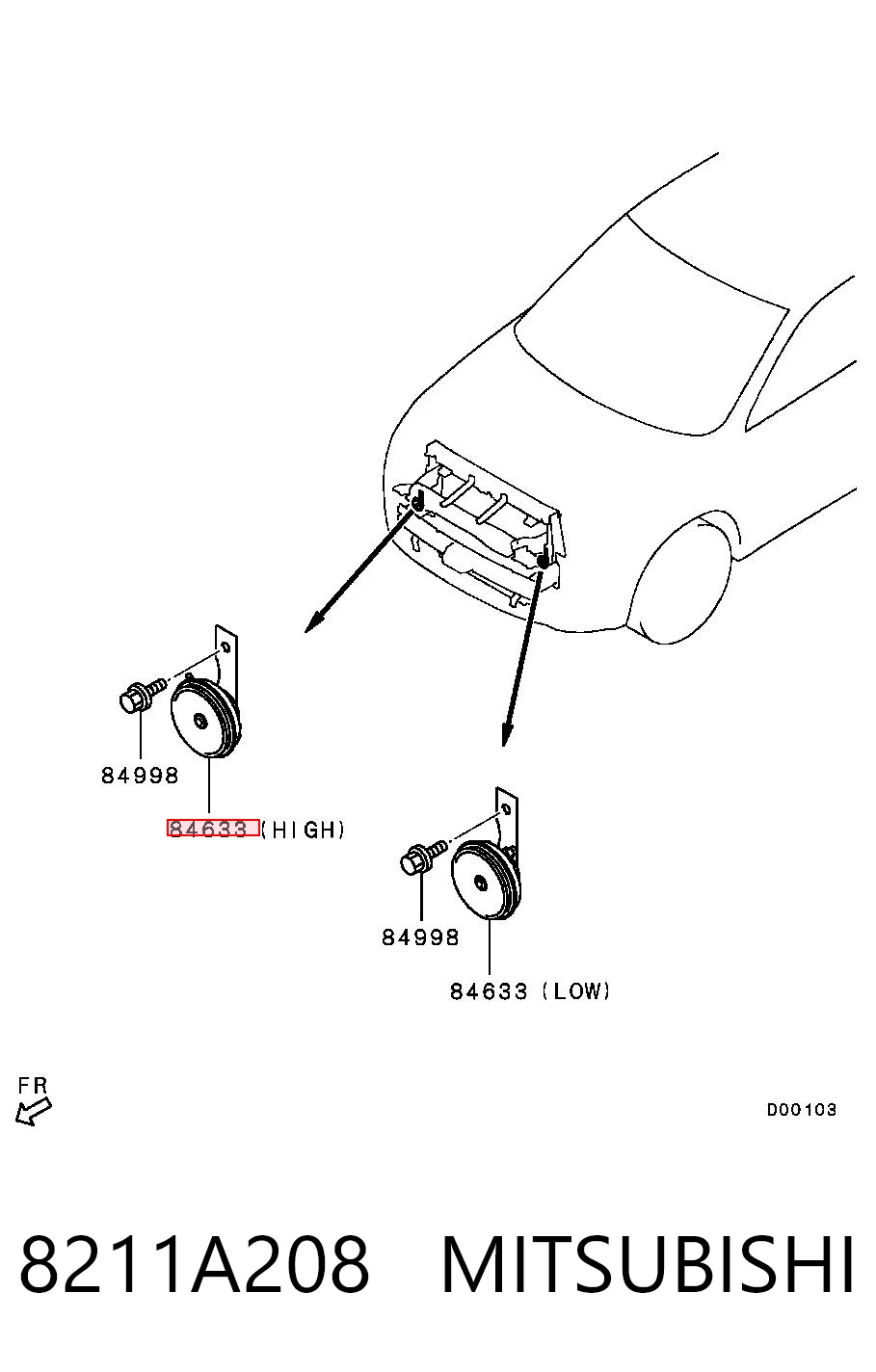 8211A208 Mitsubishi