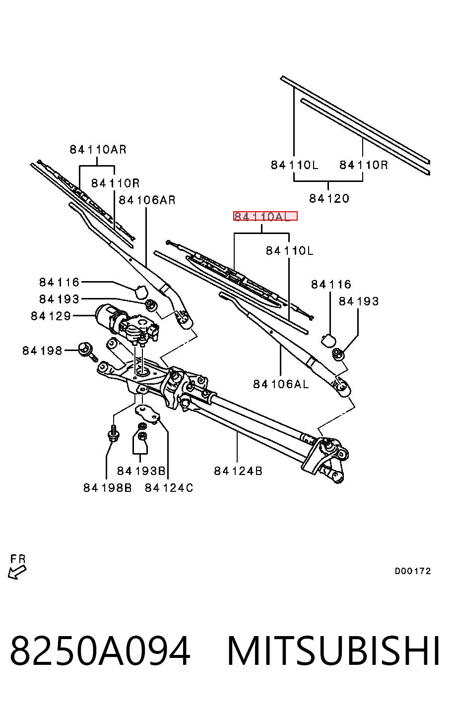 Escobilla del limpiaparabrisas del lado del conductor Nissan Almera II sedán (N16) (2000 - 2006) precio, desde 9,26 EUR