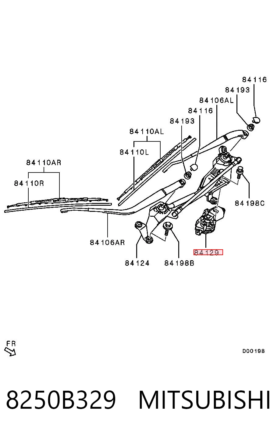  Motor limpiaparabrisas Subaru Impreza 3