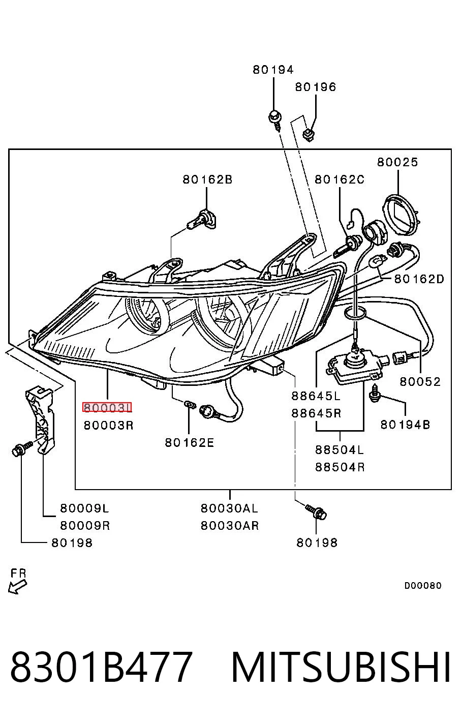8301B477 Mitsubishi