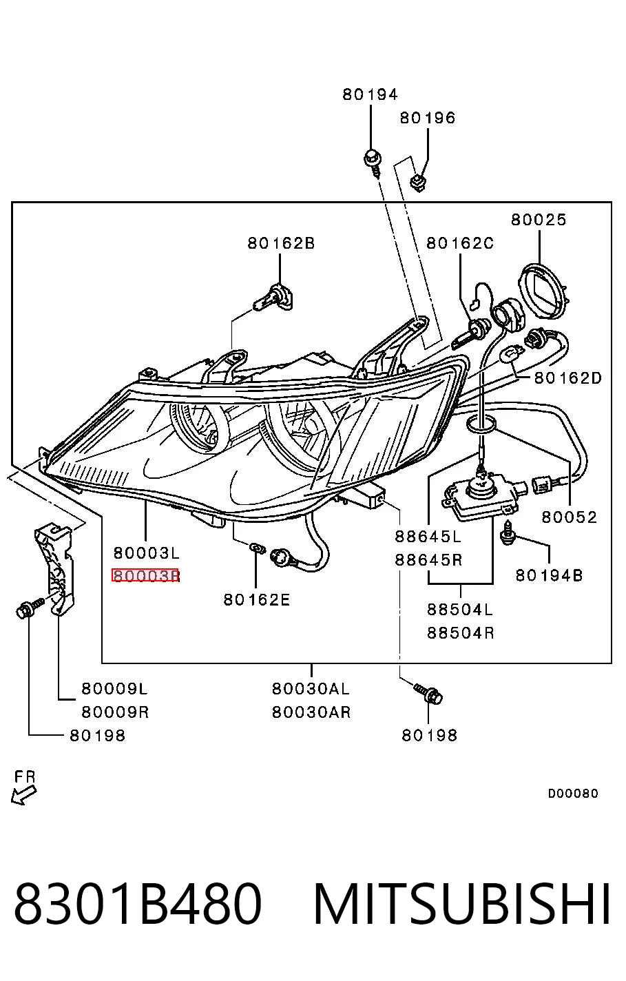8301B480 Mitsubishi