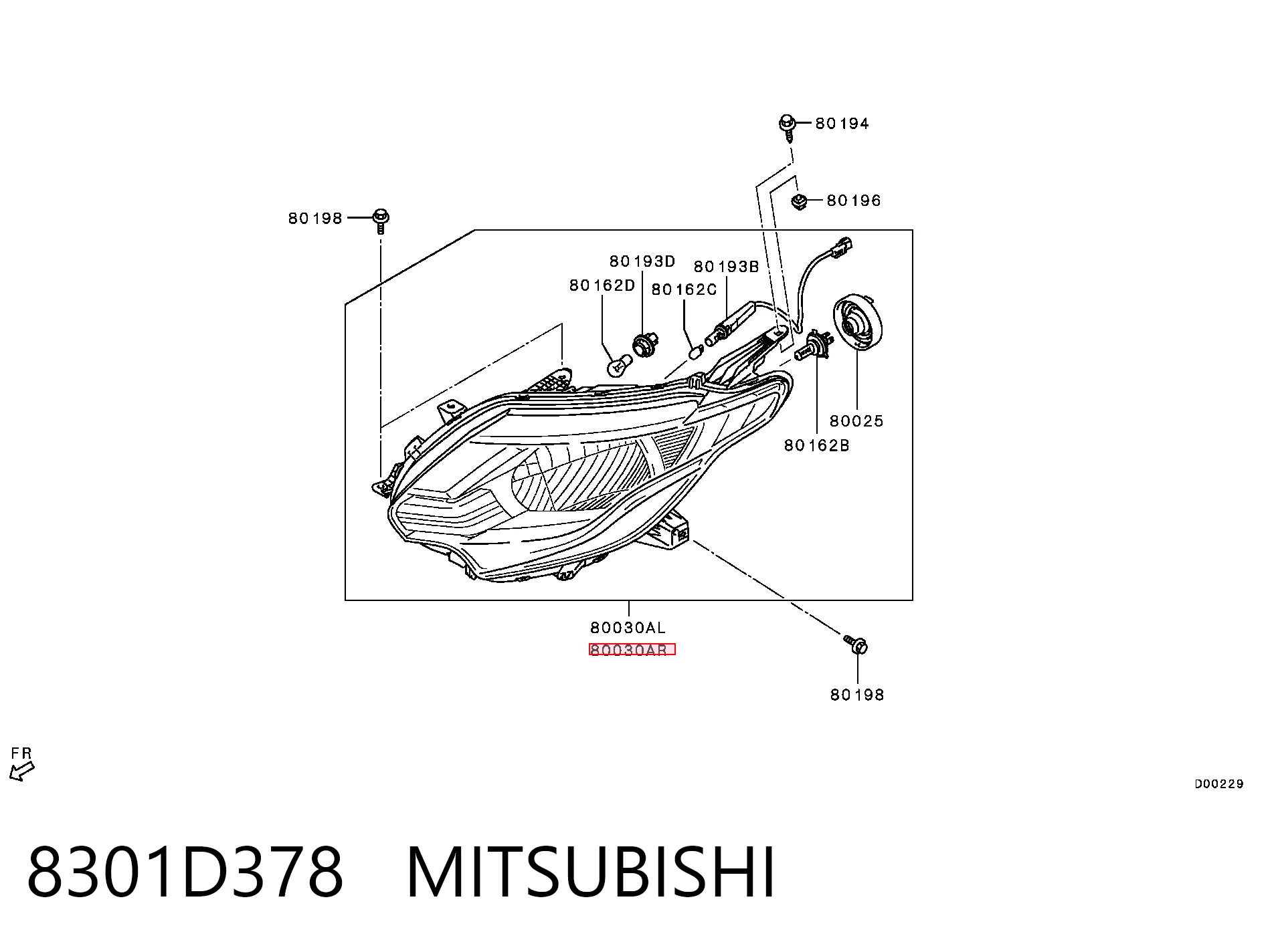8301D378 Mitsubishi