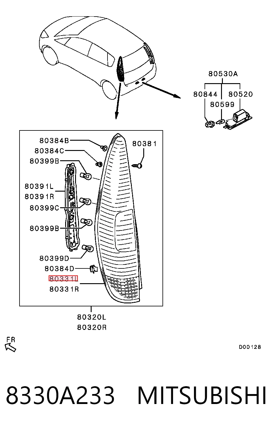 8330A233 Mitsubishi