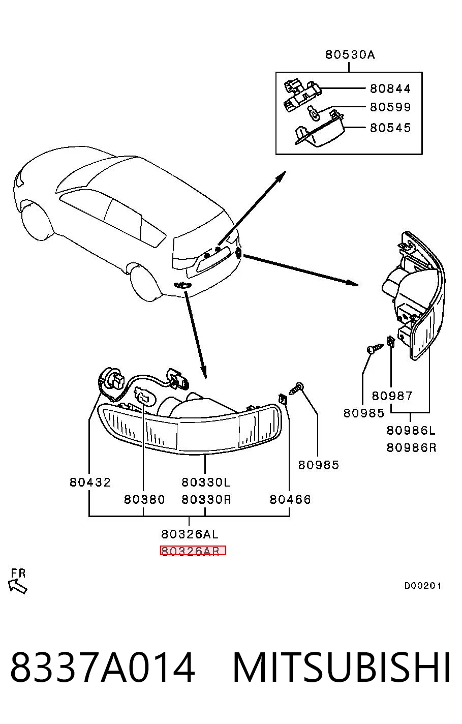 8337A014 Mitsubishi