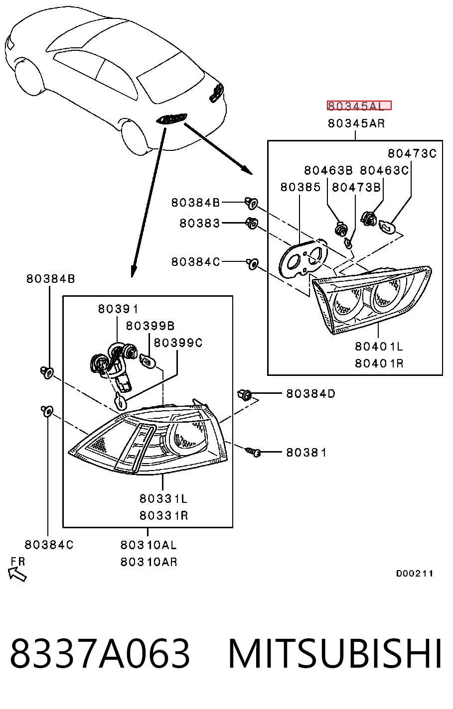 8337A063 Mitsubishi