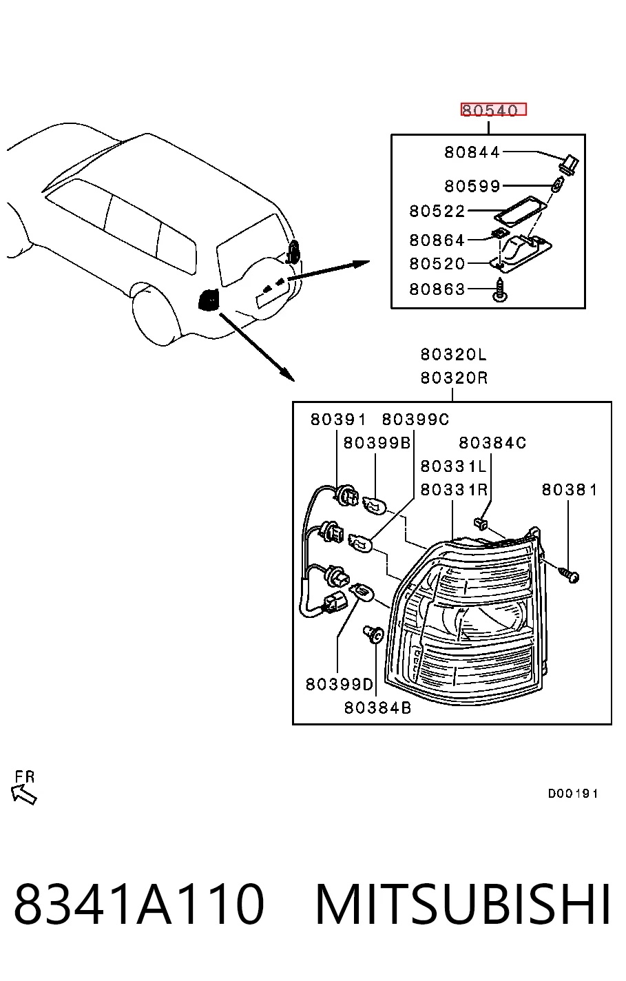 8341A110 Mitsubishi