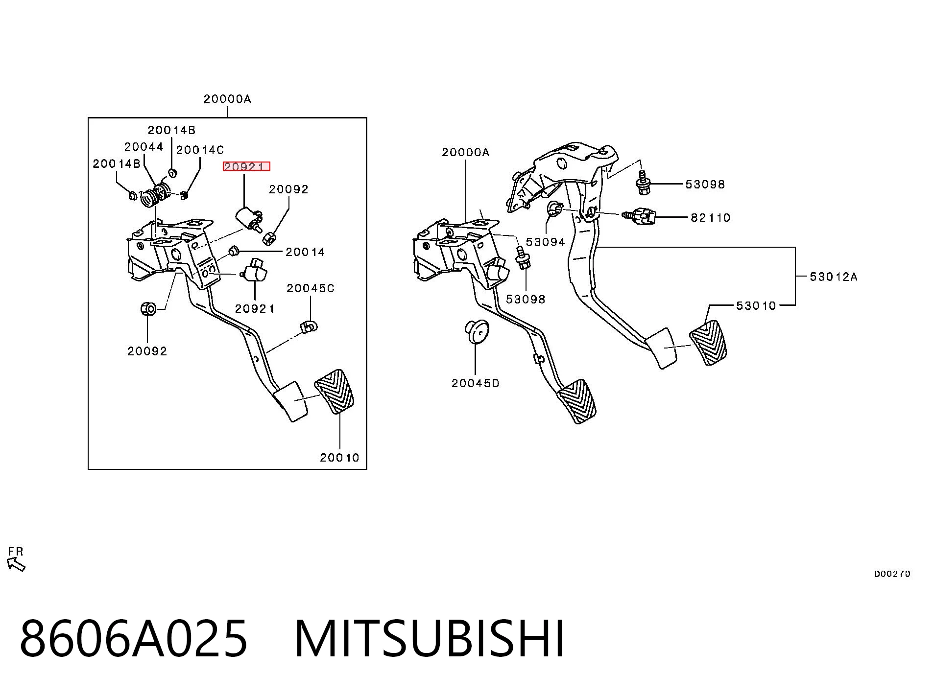 8606A025 Mitsubishi