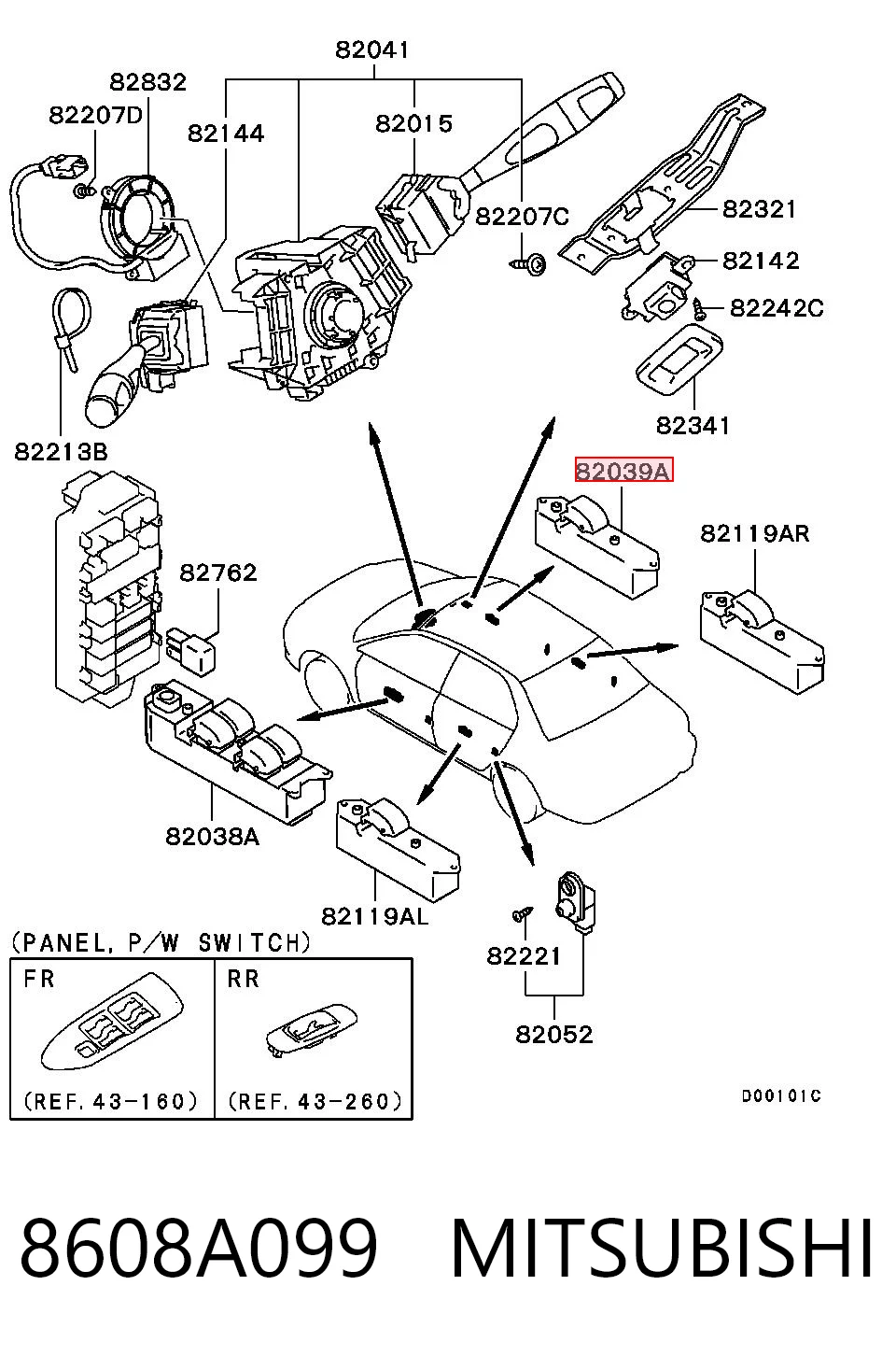 8608A099 Mitsubishi