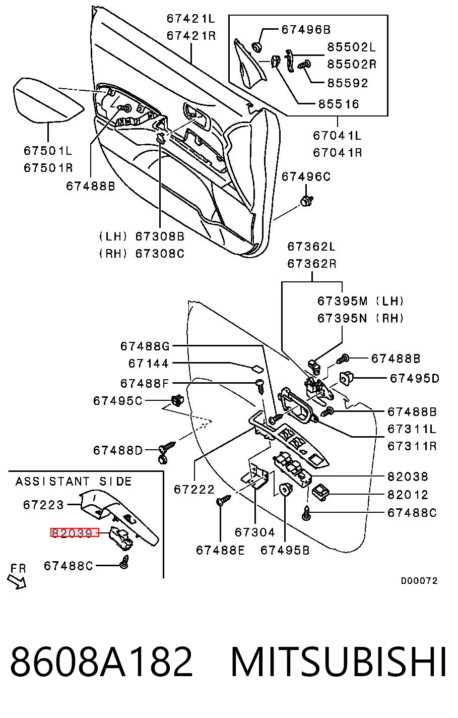 8608A182 Mitsubishi