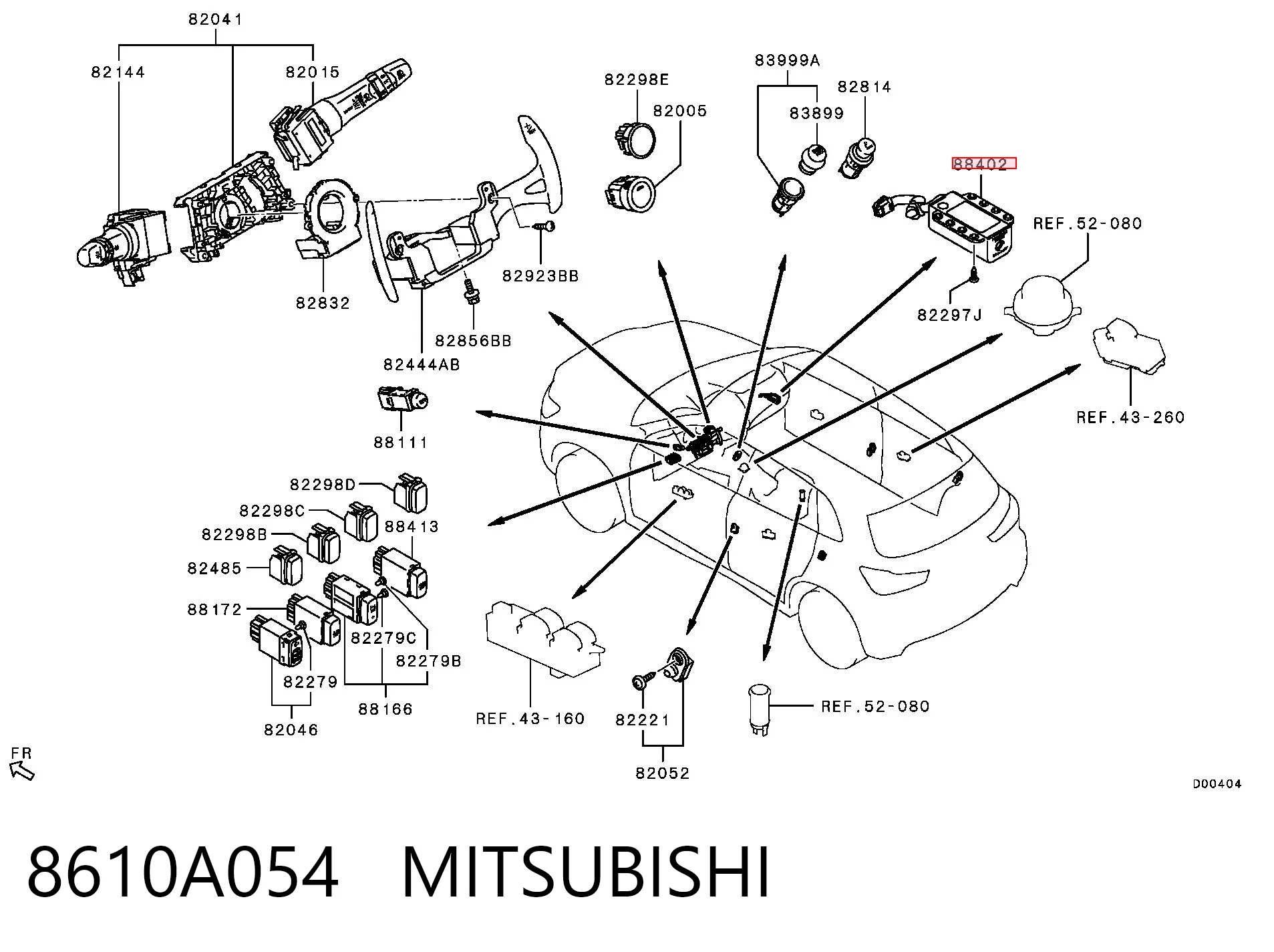 8610A054 Mitsubishi