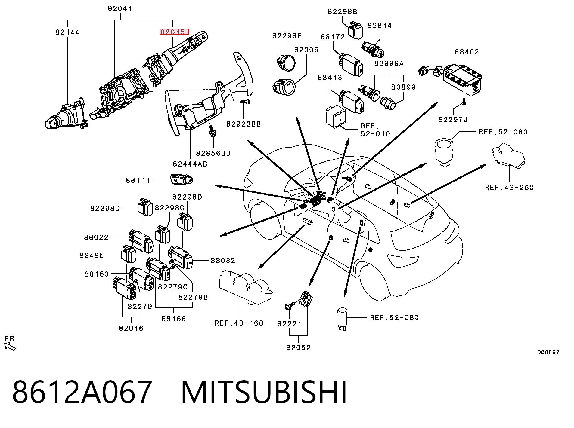 8612A067 Mitsubishi 