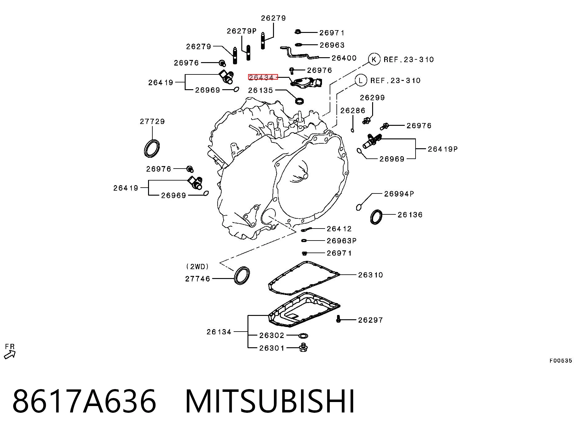 8617A636 Mitsubishi