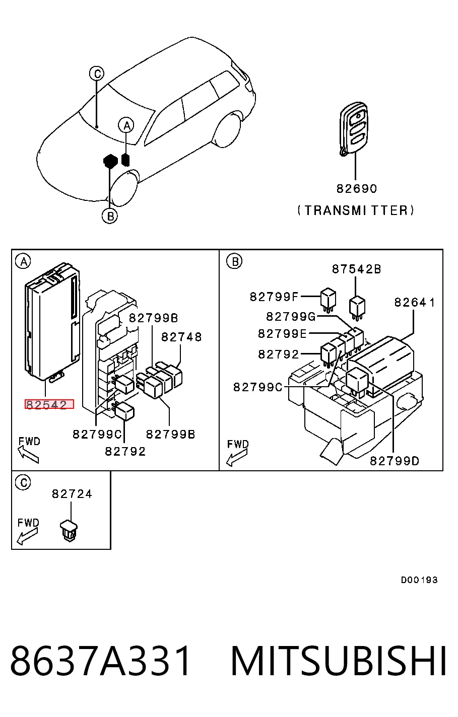 8637A331 Mitsubishi