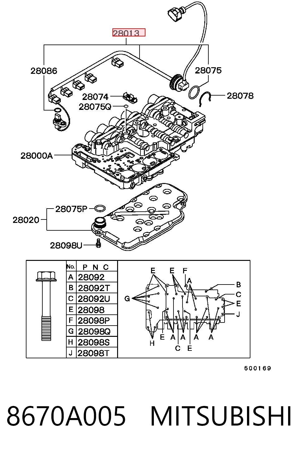 8670A005 Mitsubishi