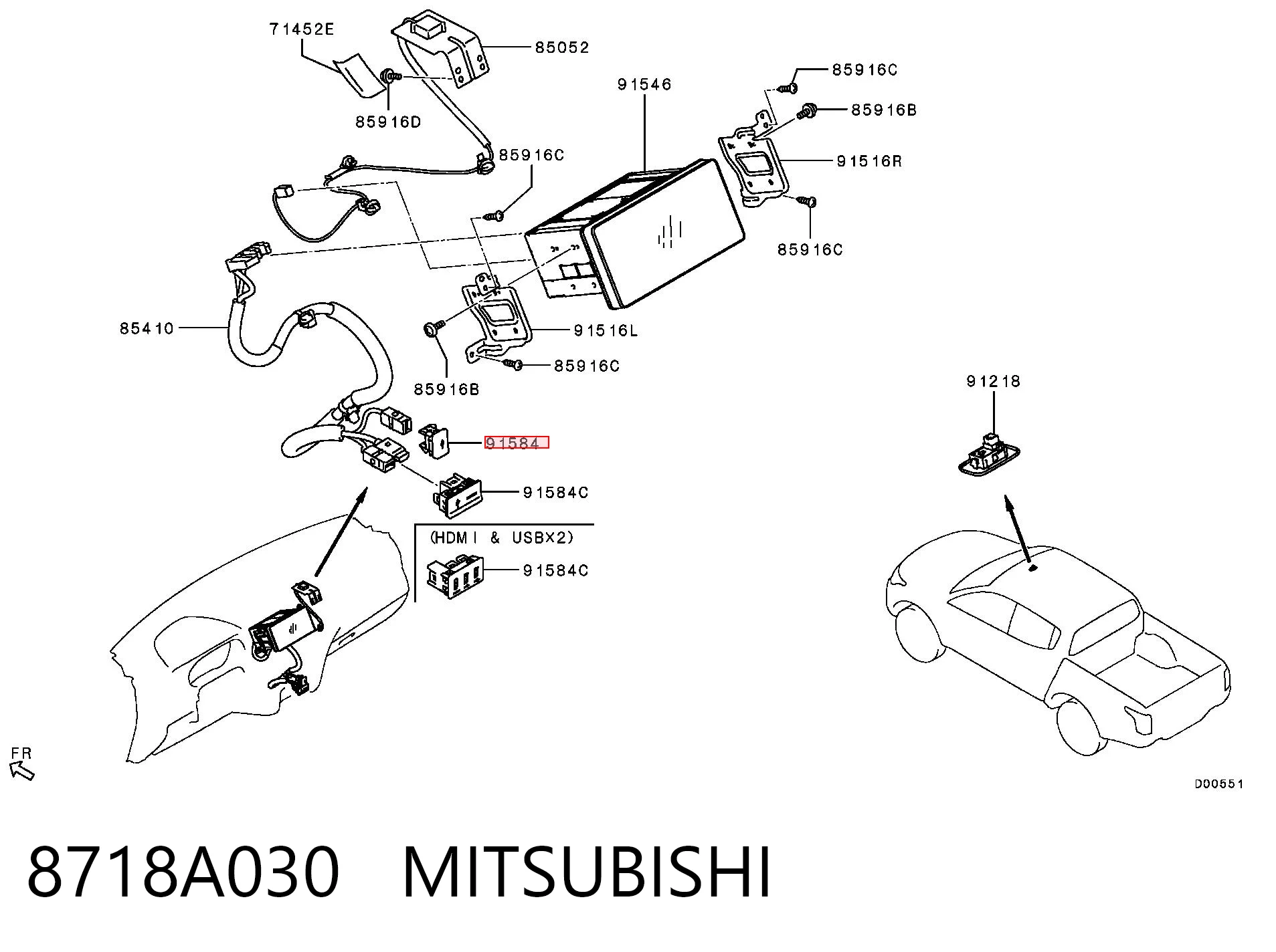 8718A030 Mitsubishi