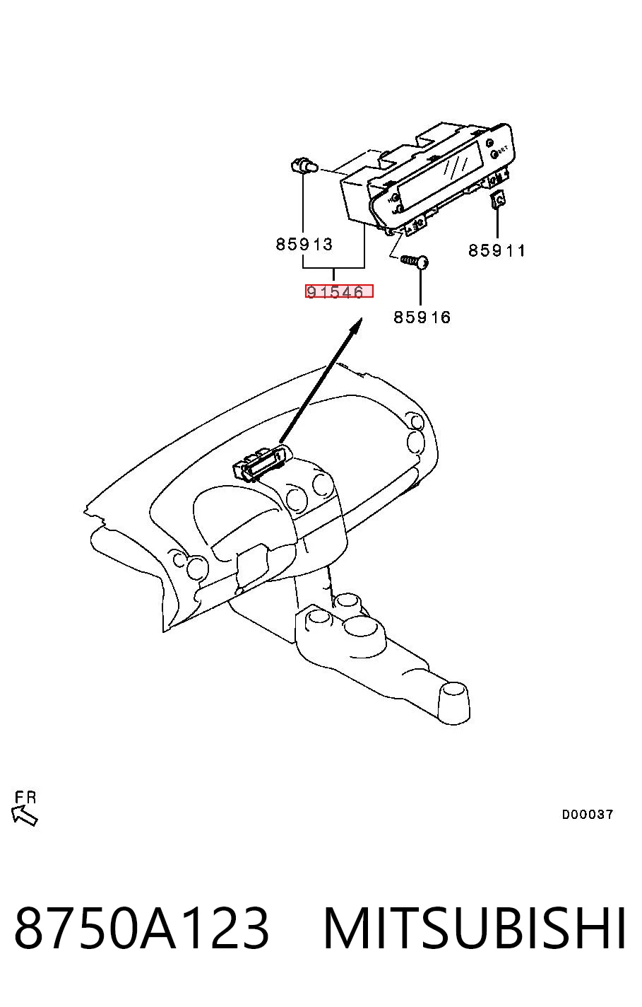 Pantalla multifuncion Mitsubishi Colt VI (2004-2008)
