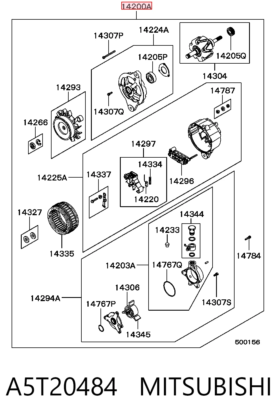 Generador Mitsubishi L 300 