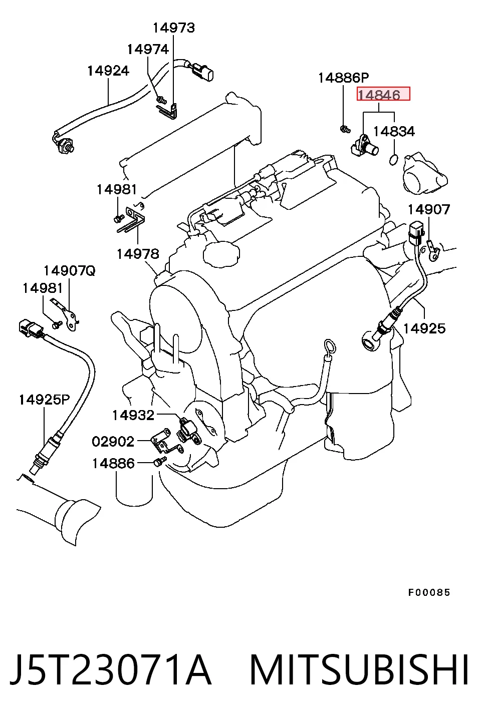 J5T23071A Mitsubishi