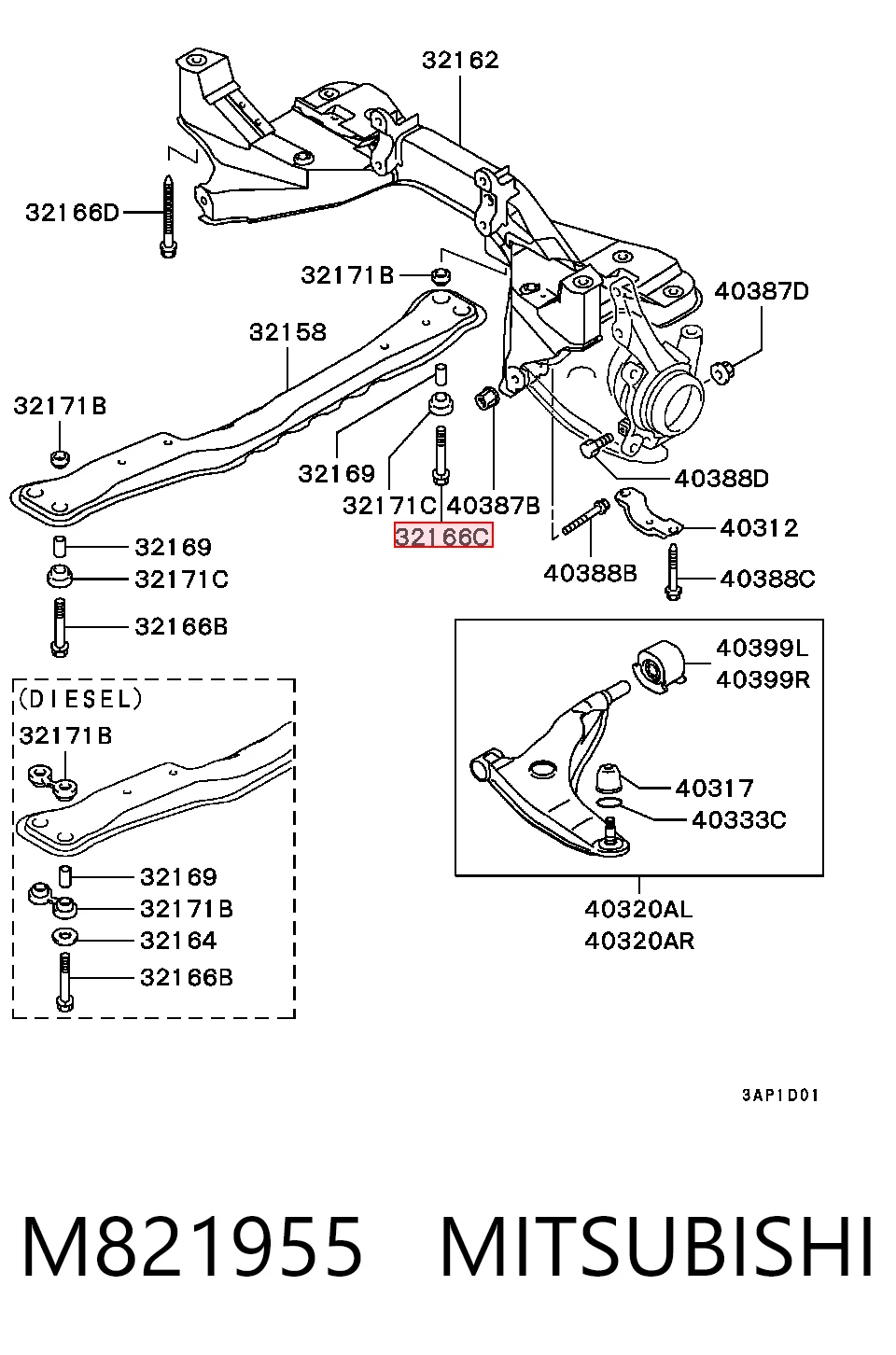 M821955 Mitsubishi