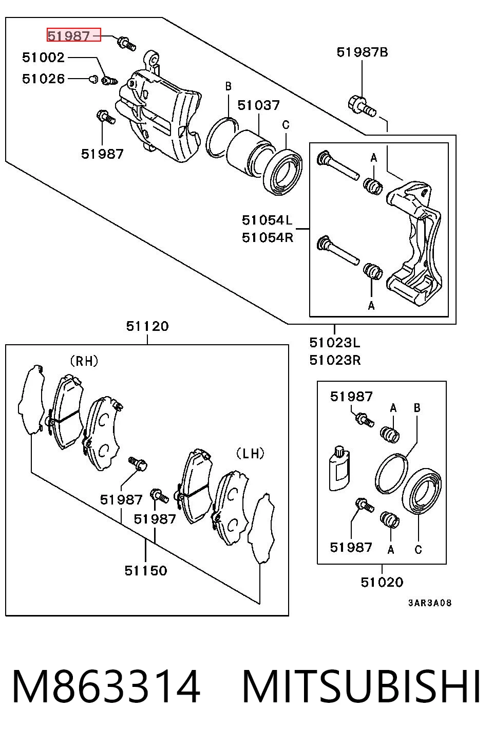 M863314 Mitsubishi