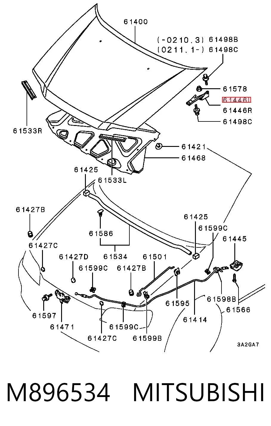 M896534 Mitsubishi