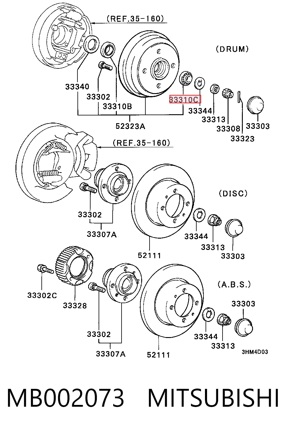 MB002073 Mitsubishi