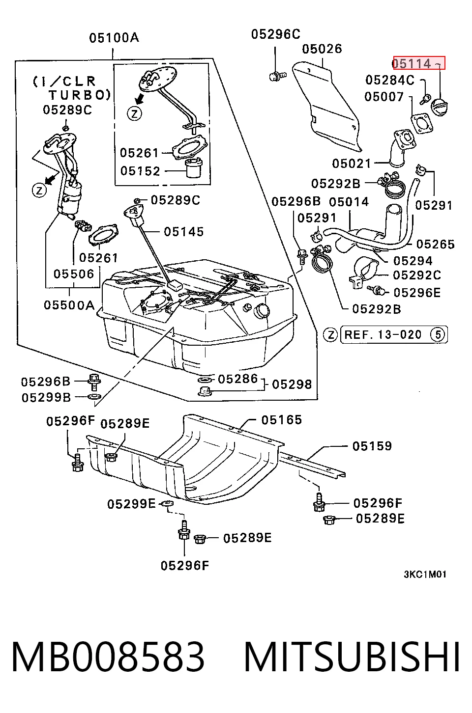 MB008583 Mitsubishi