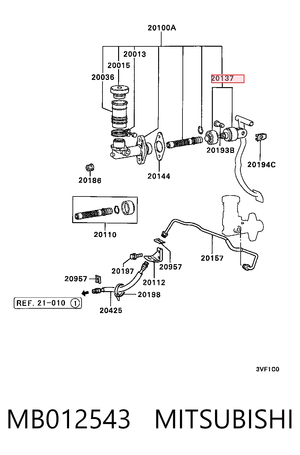 MB012543 Mitsubishi