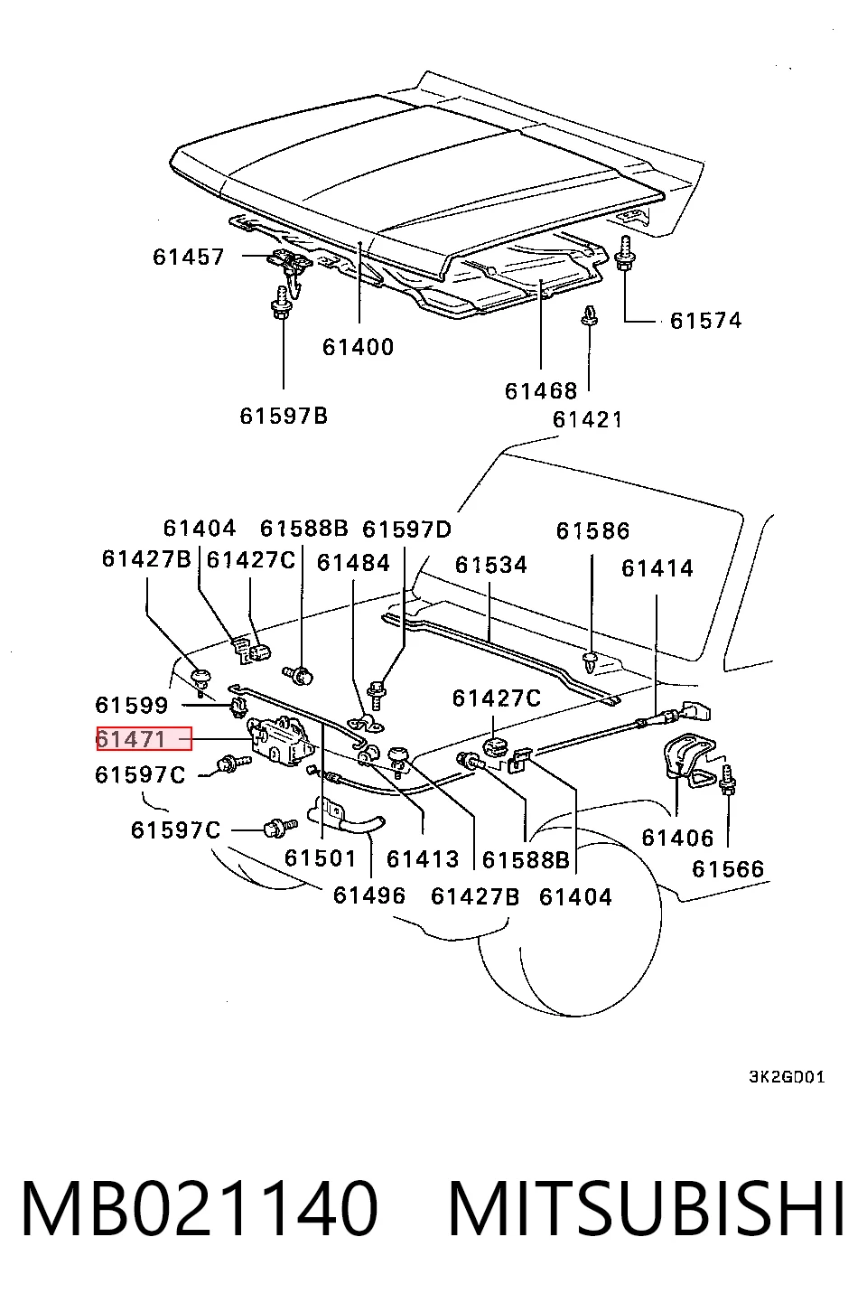 MB021140 Mitsubishi