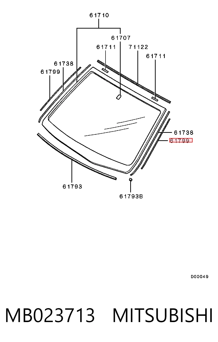 MB023713 Mitsubishi