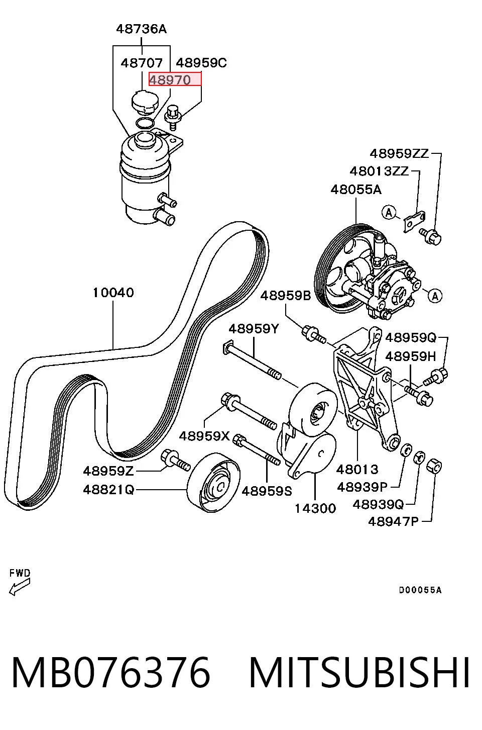 MB076376 Mitsubishi